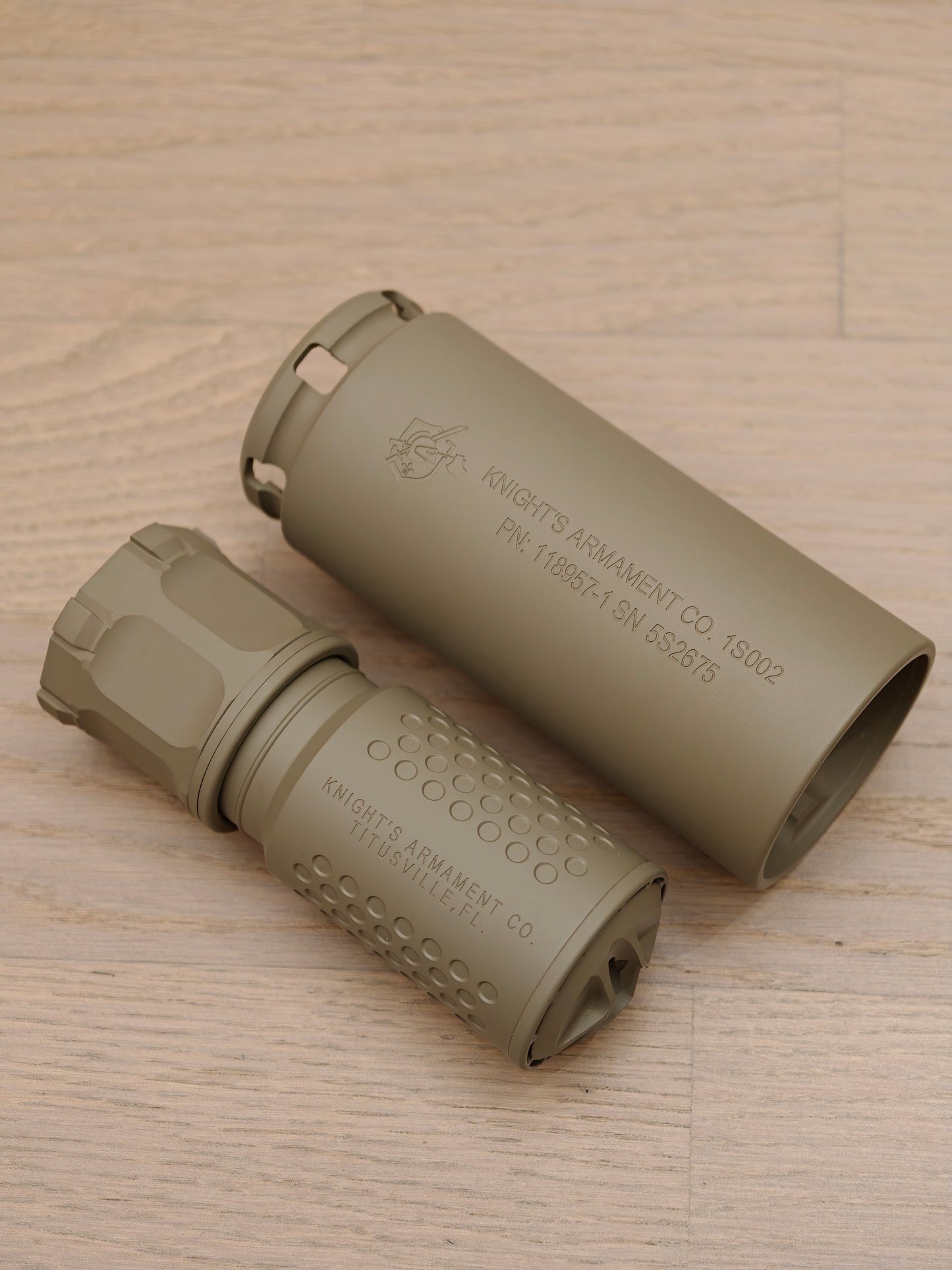 Angry Gun KAC Style QDC/MCQ-PRT Airsoft Mock Suppressor (14mm CCW)