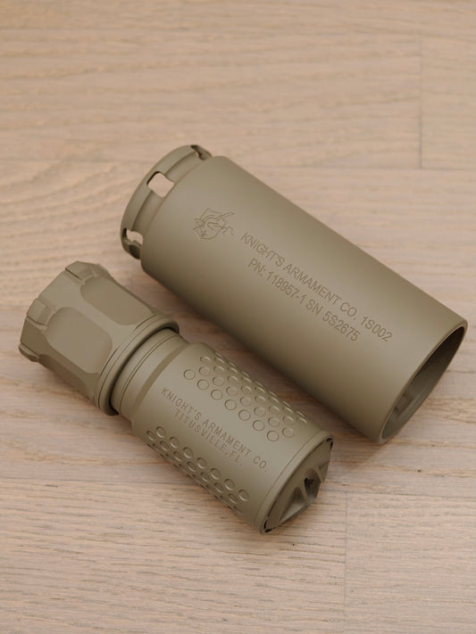 Angry Gun KAC Style QDC/MCQ-PRT Airsoft Mock Suppressor (14mm CCW)