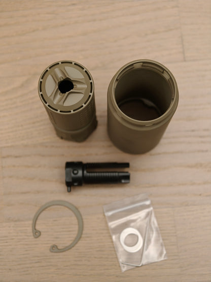 Angry Gun KAC Style QDC/MCQ-PRT Airsoft Mock Suppressor (14mm CCW)