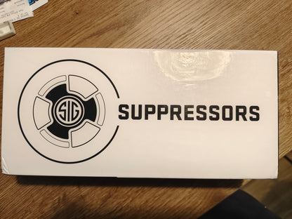 Airsoft Mock Suppressor – 14mm CCW, Sig SLX556C  Suppressor Style + Muzzle Brake(Replica Only)