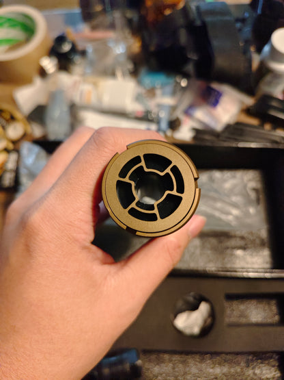 Airsoft Mock Suppressor – 14mm CCW, Sig SLX556C  Suppressor Style + Muzzle Brake(Replica Only)