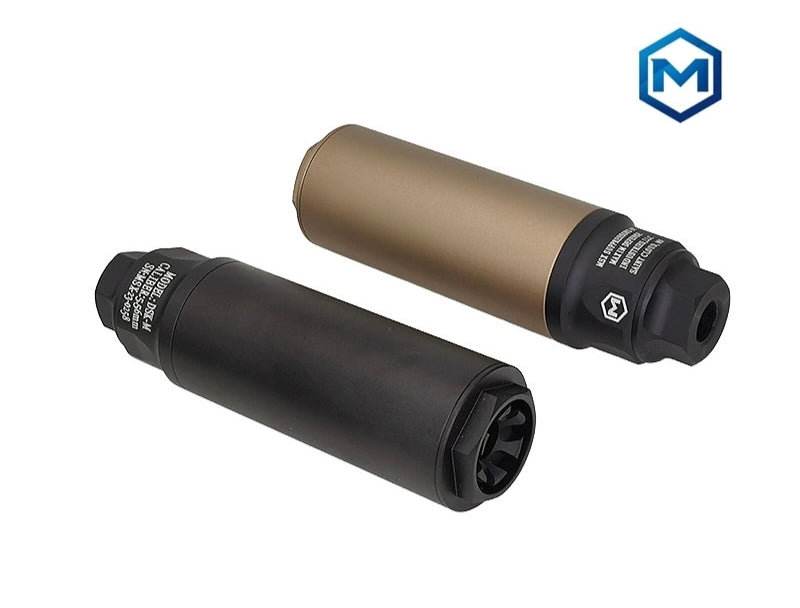 Airsoft Mock Suppressor – 14mm CCW, MAXIM defense DSK Suppressor Style (Replica Only)