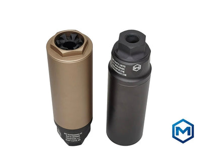 Airsoft Mock Suppressor – 14mm CCW, MAXIM defense DSK Suppressor Style (Replica Only)