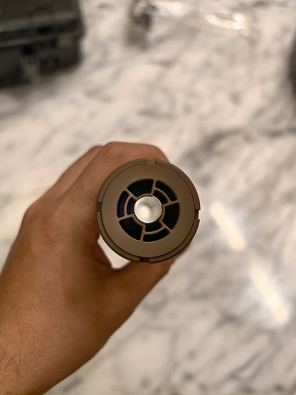 Airsoft Mock Suppressor – 14mm CCW, Sig Xm7 SLX MG 6.8 with QD muzzle break suppressor Replica