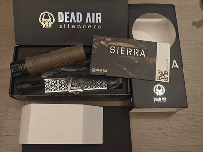 Airsoft Dead Air Lazarus 6 Style Mock Suppressor 14mm CCW product image for airsoft replica builds