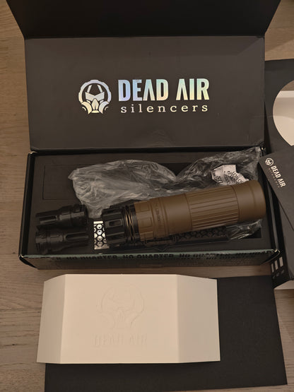 Airsoft Dead Air Lazarus 6 Style Mock Suppressor 14mm CCW included accessories for airsoft replica builds