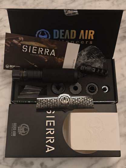 Airsoft Dead Air Sierra 5 Style Mock Suppressor 14mm CCW included accessories for airsoft replica builds
