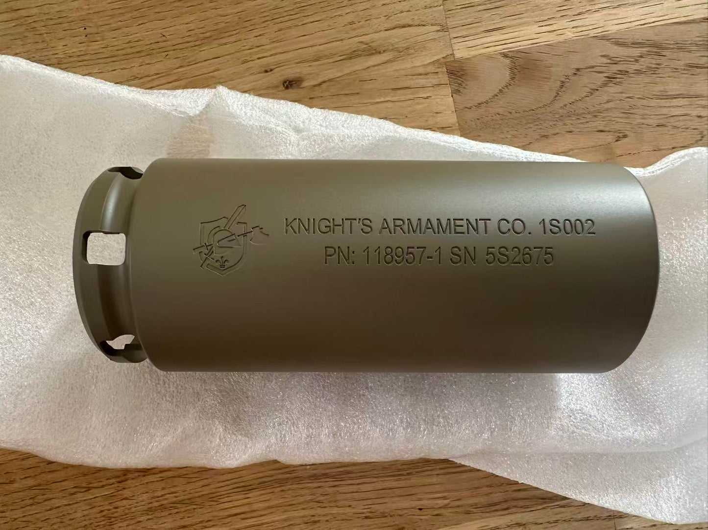 Airsoft Mock Suppressor – 14mm CCW, KS1 ANGRYGUN QDC/MCQ-PRT Suppressor Style + Muzzle Brake(Replica Only)