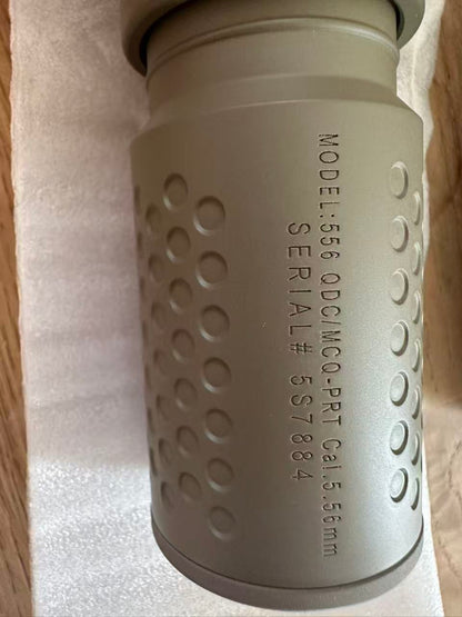 Airsoft Mock Suppressor – 14mm CCW, KS1 ANGRYGUN QDC/MCQ-PRT Suppressor Style + Muzzle Brake(Replica Only)