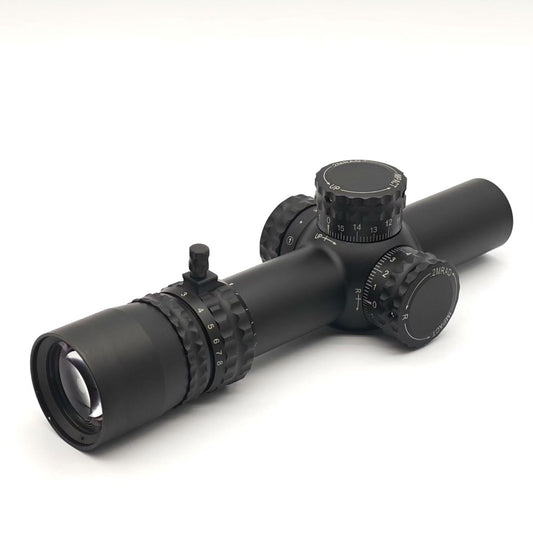 Holy Warrior NX8 1-8 F1 FFP 34mm Tube LPVO Riflescope Black with QD spuhr mount