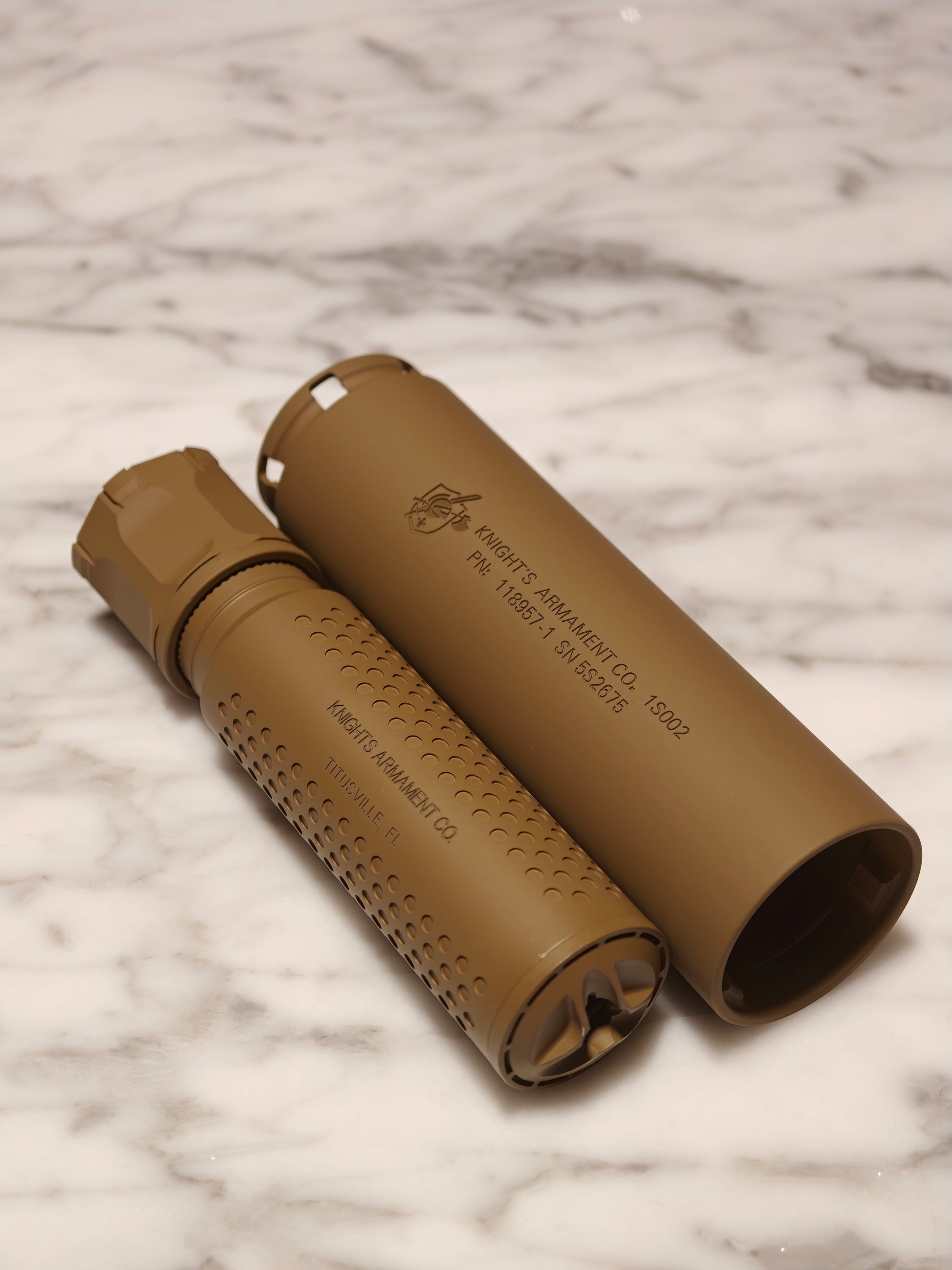 Angry Gun KAC QDC CRS-PRT KS1 airsoft mock suppressor bronze product photo