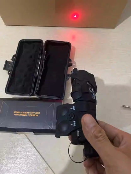 Airsoft MAWL-C1 Style Red Laser & Flashlight Module