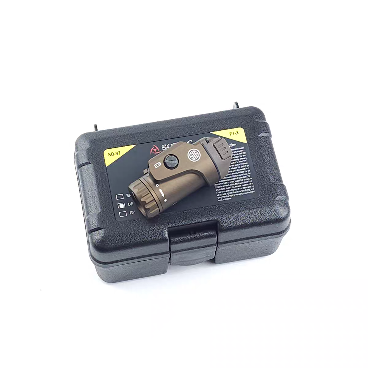 SOTAC sig Foxtrot1X Tactical LED 400 Lumens Flashlight Sidearm Torch Airsoft